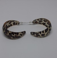 Fashion earrings, leopard print earrings