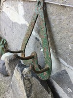 An old iron peasant hanger with an interesting shape