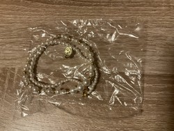 Unopened retro jewelry necklace with beads