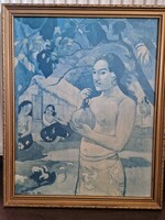 Paul gauguin repro, woman holding fruit