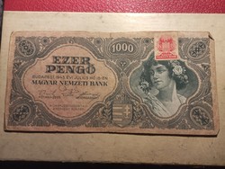 1000 pengős from 1945 have a relatively low serial number