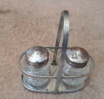 Table salt and pepper glass insert for replacement,