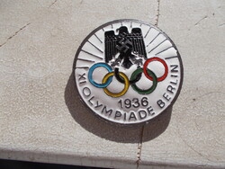 WW2, German badge Berlin Olympia 1936...55Mm
