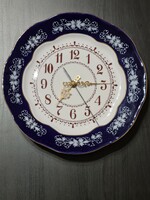 Zsolnay pompadour ii wall clock