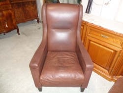 Wiener werkstatte leather armchair