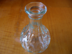 Türkiz kékes lencsés váza, palack