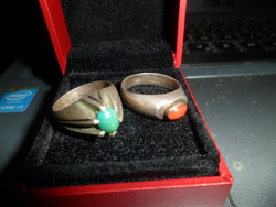 2 db antik gyűrű