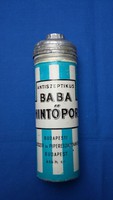 Old bip baby powder in a metal box