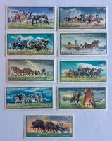 Hungarian postage stamp row. 1968