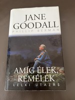 Jane goodall: as long as I live I hope autographed book