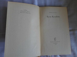 Panait Istrati: Kyra Kyralina (Európa, 1965; Milliók könyve; román irodalom, regény)