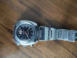 Ruhla vintage chronograph wristwatch