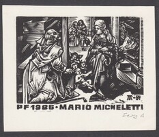 Fery Antal (1908-1994) Ex libris, Mario Micheletti, Albrecht Dürer