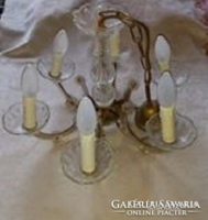 Elegant antique crystal chandelier
