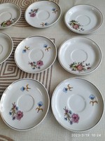Hollóházi porcelain coffee set small plate for sale for 6 replacements!