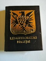 Lengyelország nagyjai  Minikönyv