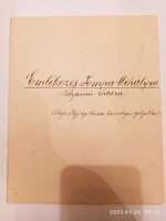 Emlékezés Tompa Mihályra pályamű 1896, kézirat