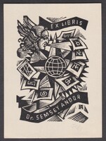 Fery Antal (1908-1994) Ex libris, Dr. Semsey Andor