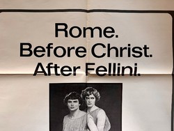 Fellini eredeti USA print filmplakát / 1969