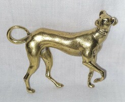Solid miniature copper dog