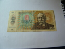 10 korona Csehszlovák 1986
