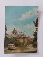 Retro képeslap fotó levelezőlap Eger Szabadság tér