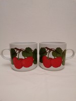 2 Lowland cherry mugs