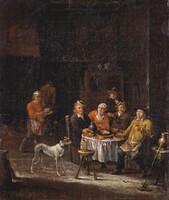 Herdebout, Hendrick- Kocsmai jelenet