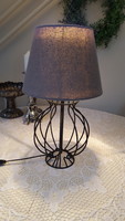 Asztali fém lámpa,lámpaernyővel