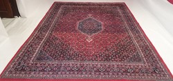 3229 AKCIÓ Tisztított Hindu Bidjar kézi gyapjú perzsa szőnyeg 355X255CM INGYEN FUTÁR
