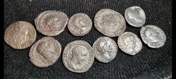 10 silver denars for sale from a collection