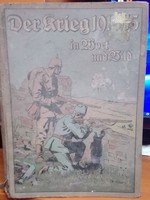 Antik könyv az első világháború alatt.