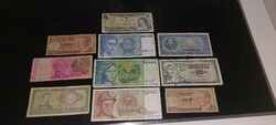 Papír pénz gyűjtemény