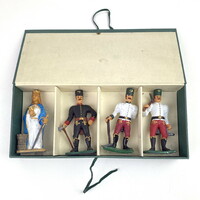 Bányász figurák ércbánya mecsekérc ólom ólomkatona retro vintage ólomfigura figura