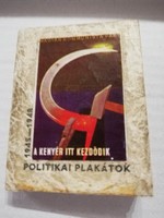 Politikai plakátok 1945-1948 miniatűr könyv