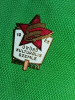 Nagyon ritka 1965 jelvény Úttörő Kulturális Szemle képek szerint