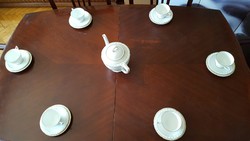 Hutschenreuther,6 személyes porcelán reggeliző-teáskészlet