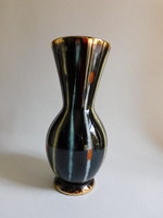 Retro Jasba kerámia váza a 60-as évekből "glacé" mázzal- mid century