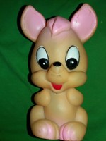 Retro gumi nagyon aranyos mókus figura 15 cm a képek szerint