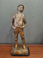Spiáter fiúcska szobor 38cm - 51156