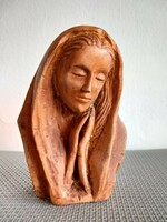 Virgin Mary wood statue art deco negotiable!