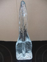Icicle shape scandinavian fiber vase with candle holder