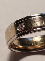 Női brilliánsköves arany karikagyűrű
