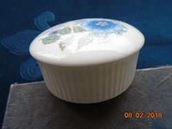 WEDGWOOD "Clementine"  finomporcelán virág mintás bonbonier