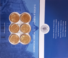 Commemorative edition for 75 years in the distribution of the Forint Magyar pénezverő zrt...