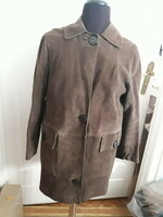 Midcentury/Retro/Vintage női ruha/kabát luxus kategoriájú svéd női szarvasbőr kabát