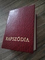 Bálint György  Rapszódia 1976 minikönyv