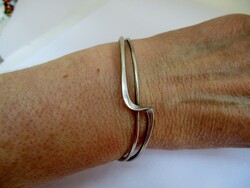 Very nice handcrafted silver bracelet