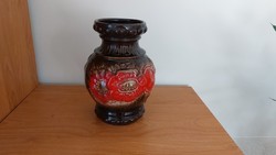 (K) Retro Mid Century váza cca 22 cm magas Germany