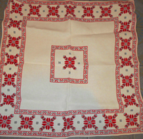 Beregi cross-stitch tablecloth 69 cm x 67 cm - professionally made needlework